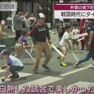OAB大分ニュースにて「チャンバラ合戦」の様子が放映されました